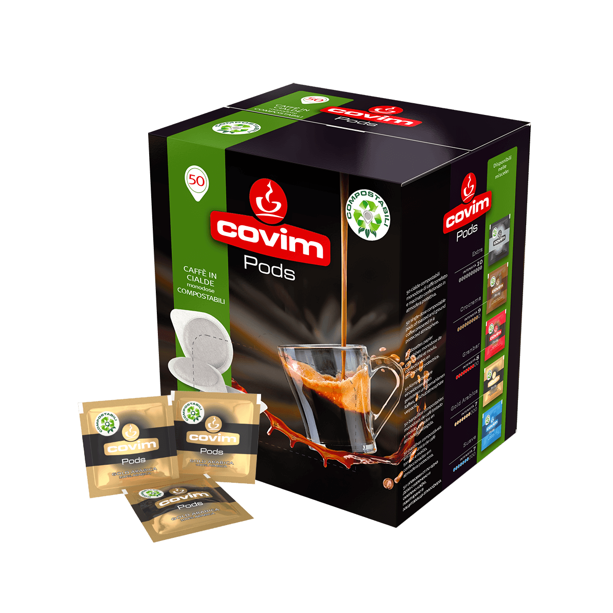 Caffe Covim ORA - 6.5 gr Espresso Coffee Capsules - India